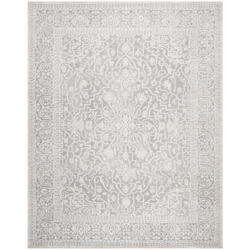 Laurel Foundry Modern Farmhouse Calidia Light Gray/Cream Rug & Reviews